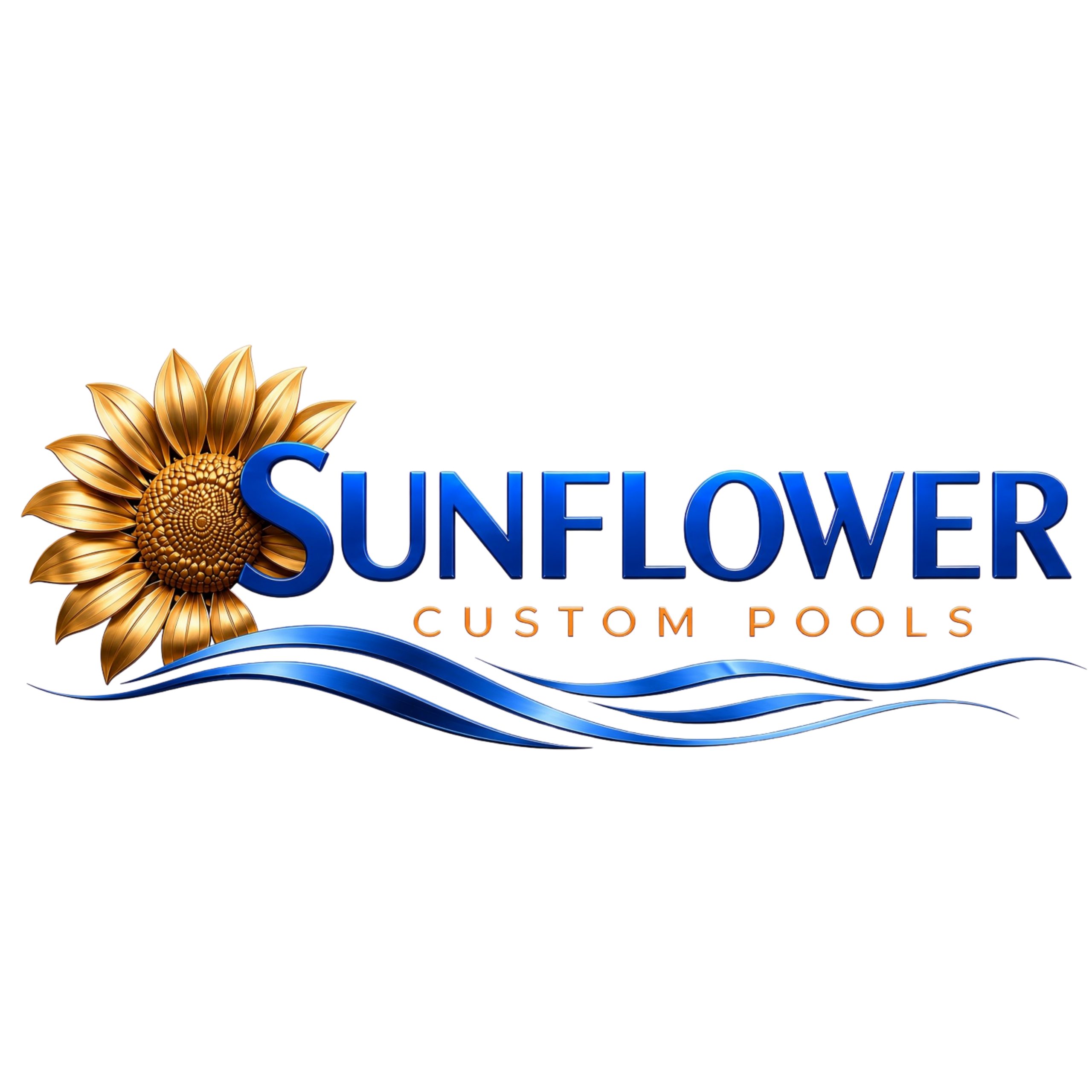 Sunflower Custom Pools Logo